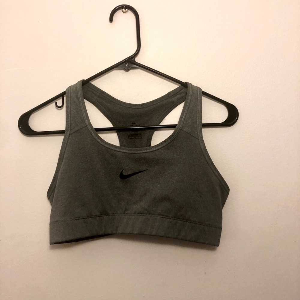 Grey Nike Sports Bra